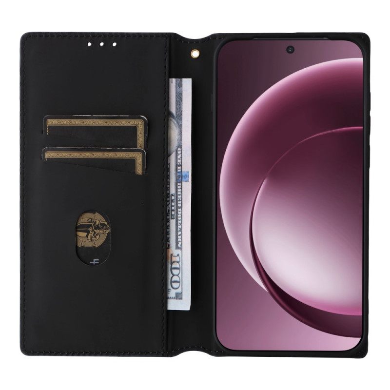 Δερματινη Θηκη Oneplus 15 Σχέδιο Με Διαμάντια Σιλικόνης