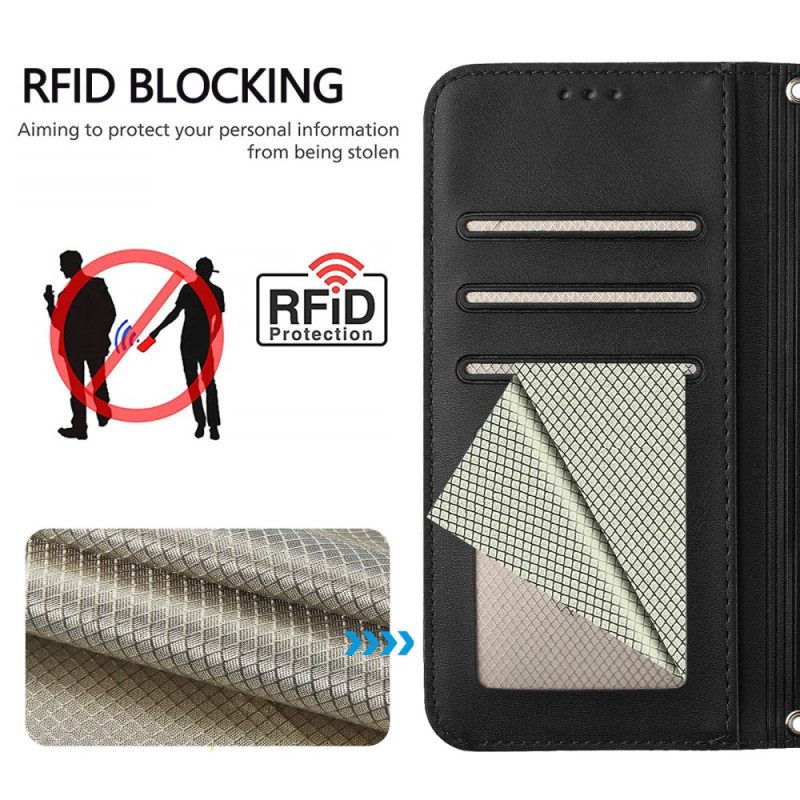 Θηκη Κινητου Oneplus 15 Πορτοφόλι Rfid Με Υφή
