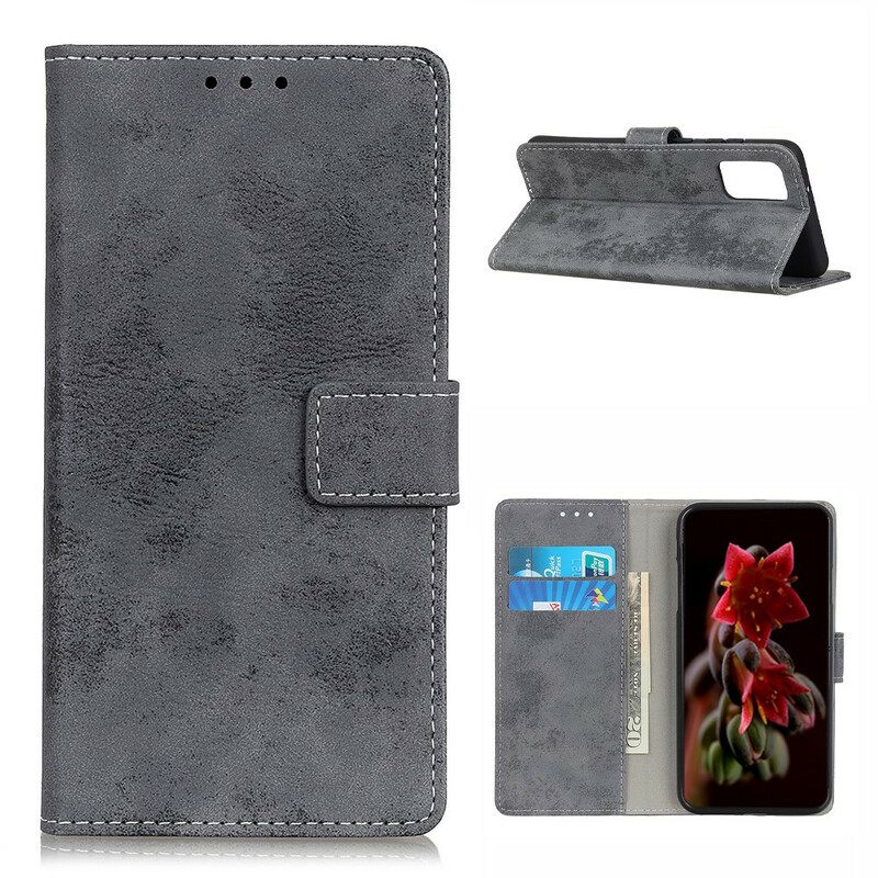 δερματινη θηκη Samsung Galaxy A02s Vintage Faux Δέρμα