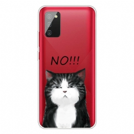 θηκη κινητου Samsung Galaxy A02s Η Γάτα Που Λέει Όχι