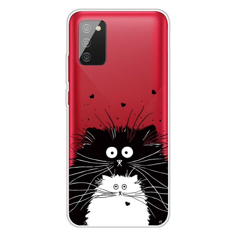 θηκη κινητου Samsung Galaxy A02s Κοιτάξτε Τις Γάτες