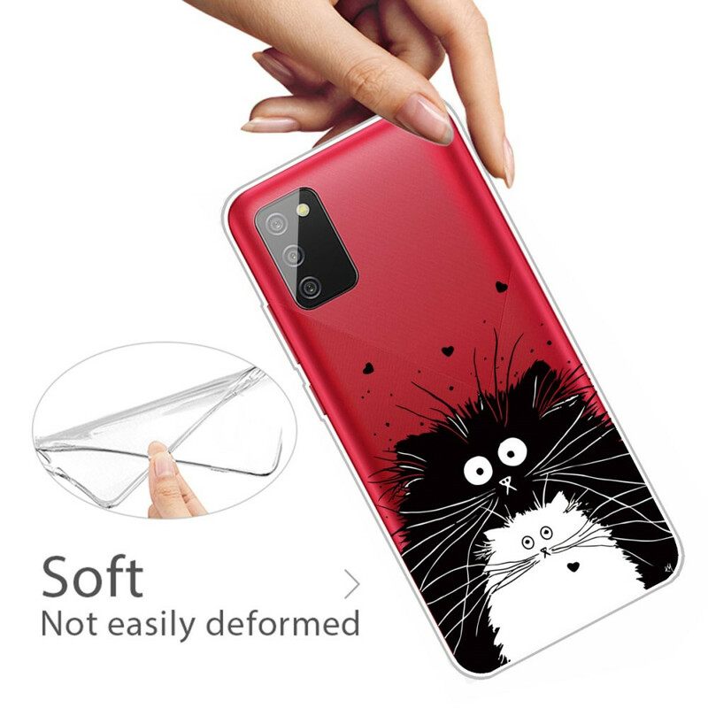 θηκη κινητου Samsung Galaxy A02s Κοιτάξτε Τις Γάτες