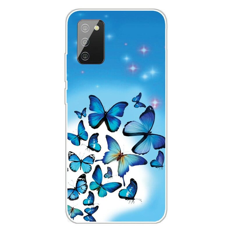 Θήκη Samsung Galaxy A02s Πεταλούδες Πεταλούδες
