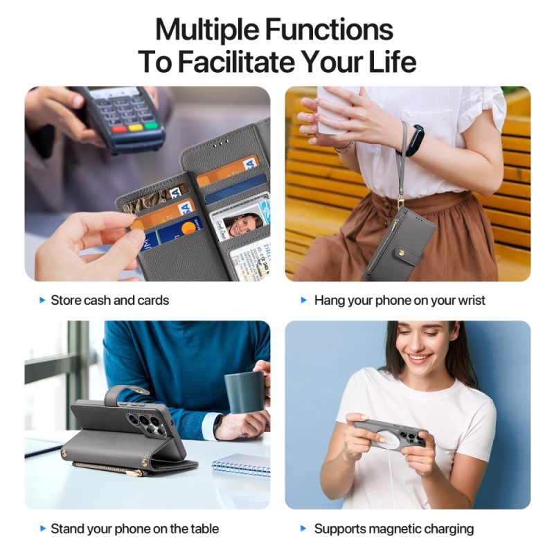 Δερματινη Θηκη Samsung Galaxy S25 Ultra 5g Αποσπώμενη Θήκη Dux Ducis Σειράς Lawa