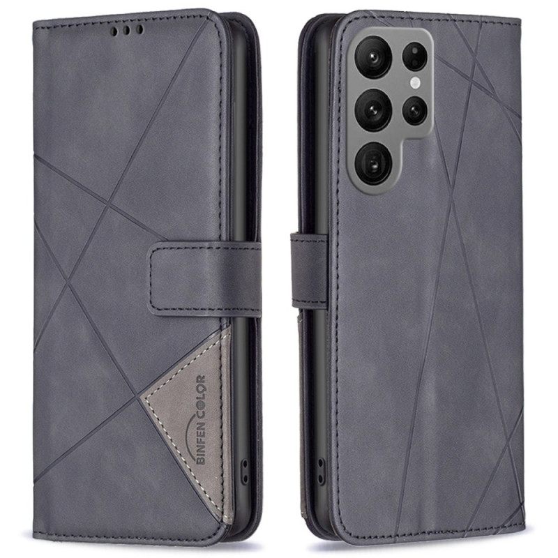 Δερματινη Θηκη Samsung Galaxy S25 Ultra 5g Γεωμετρία Binfen Color