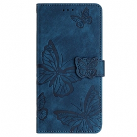 Δερματινη Θηκη Samsung Galaxy S25 Ultra 5g Πεταλούδες Με Εφέ Σουέτ