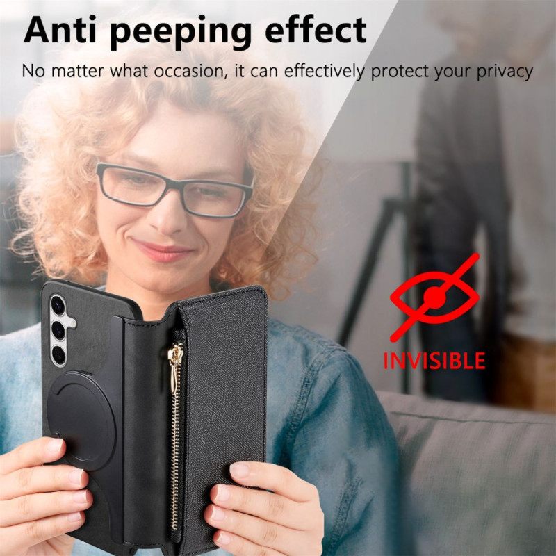 Δερματινη Θηκη Samsung Galaxy S25 Ultra 5g Πορτοφόλι Και Αποσπώμενη Θήκη Σιλικόνης