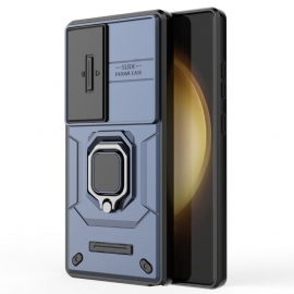 Κάλυμμα Samsung Galaxy S25 Ultra 5g Ανθεκτικό Δαχτυλίδι Με Προστατευτικό Φακού