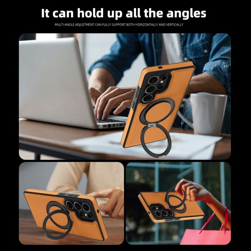 Κάλυμμα Samsung Galaxy S25 Ultra 5g Μαγνητικό Με Περιστρεφόμενη Βάση