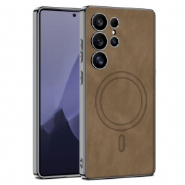 Κάλυμμα Samsung Galaxy S25 Ultra 5g Ματ Δέρμα Συμβατό Με Magsafe