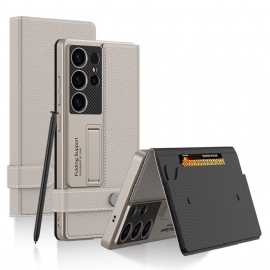Κάλυμμα Samsung Galaxy S25 Ultra 5g Με Θήκη Καρτών Και Βάση Gkk