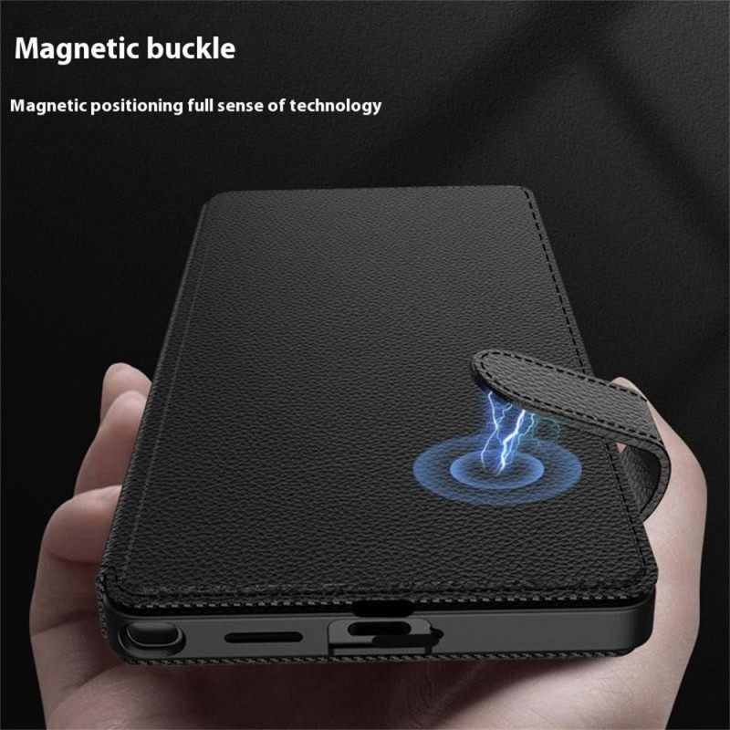 Κάλυμμα Samsung Galaxy S25 Ultra 5g Με Θήκη Καρτών Και Βάση Gkk