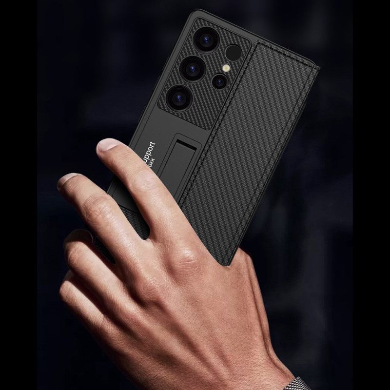 Κάλυμμα Samsung Galaxy S25 Ultra 5g Με Θήκη Καρτών Και Βάση Gkk