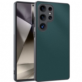 Κάλυμμα Samsung Galaxy S25 Ultra 5g Πλαστικό Και Τεχνητό Δέρμα Σιλικόνης