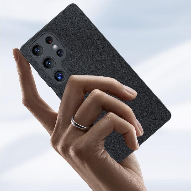 Κάλυμμα Samsung Galaxy S25 Ultra 5g Πλαστικό Και Τεχνητό Δέρμα Σιλικόνης