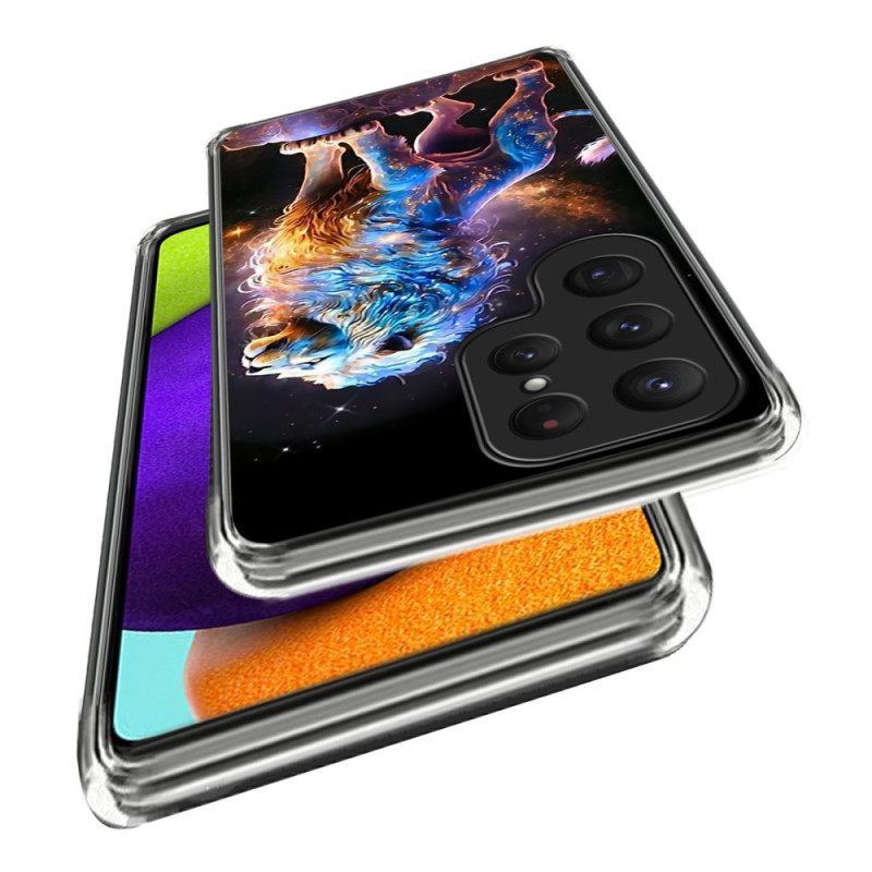 Κάλυμμα Samsung Galaxy S25 Ultra 5g Πολύχρωμο Λιοντάρι