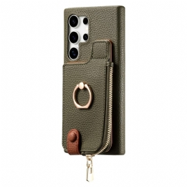 Κάλυμμα Samsung Galaxy S25 Ultra 5g Πορτοφόλι Από Τεχνητό Δέρμα