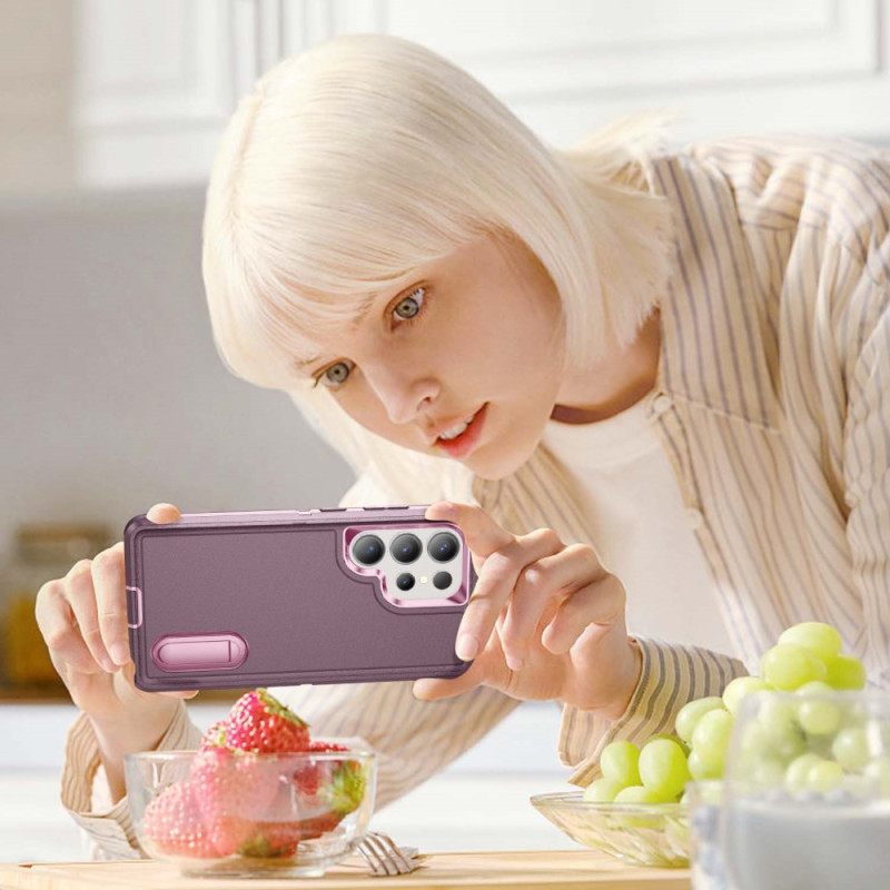 Κάλυμμα Samsung Galaxy S25 Ultra 5g Προστασία 3 Σε 1 Με Βάση