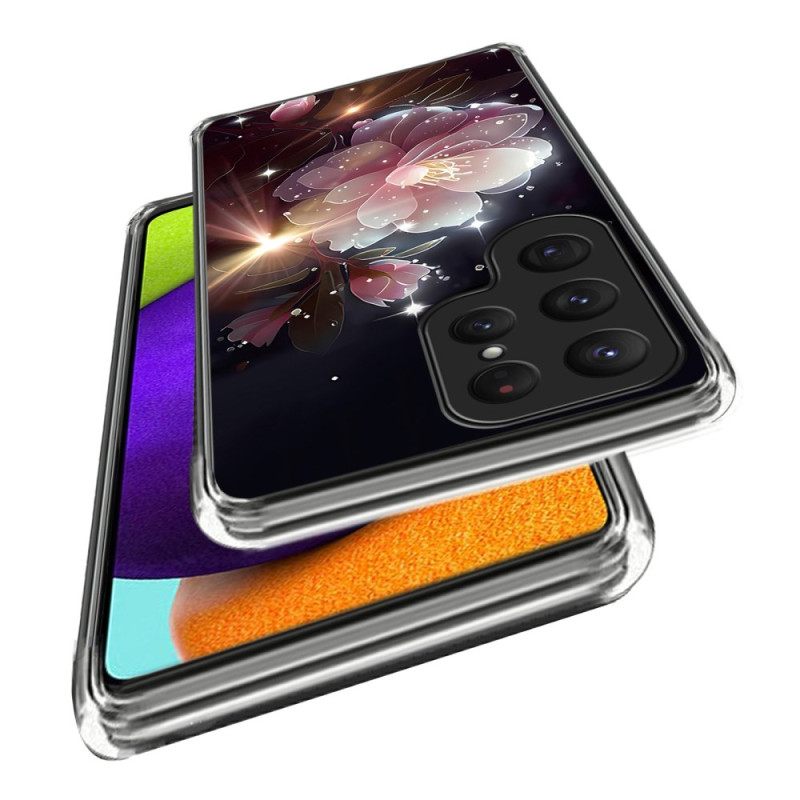 Κάλυμμα Samsung Galaxy S25 Ultra 5g Ροζ Λουλούδι