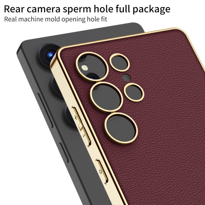 Κάλυμμα Samsung Galaxy S25 Ultra 5g Σειρά Δερμάτινου Εφέ