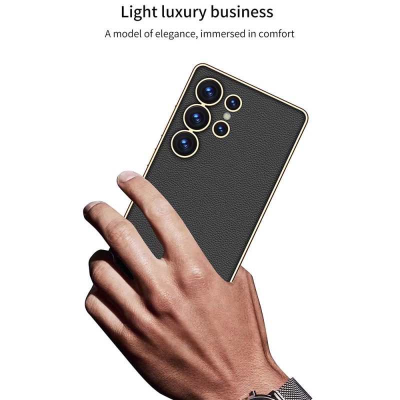 Κάλυμμα Samsung Galaxy S25 Ultra 5g Σειρά Δερμάτινου Εφέ