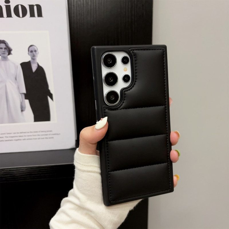 Κάλυμμα Samsung Galaxy S25 Ultra 5g Στυλ Puffer Jacket Σιλικόνης