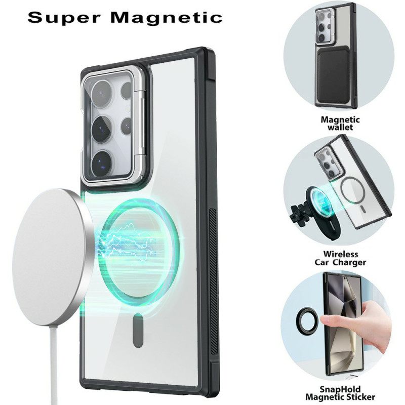 Κάλυμμα Samsung Galaxy S25 Ultra 5g Συμβατό Με Magsafe Με Ενσωματωμένη Βάση