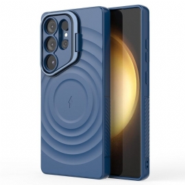 Κάλυμμα Samsung Galaxy S25 Ultra 5g Συμβατό Με Magsafe Κυματιστό Σχέδιο Με Βάση