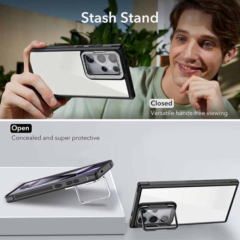 Κάλυμμα Samsung Galaxy S25 Ultra 5g Θήκες Κινητών Ανθεκτικό Με Ενσωματωμένη Βάση