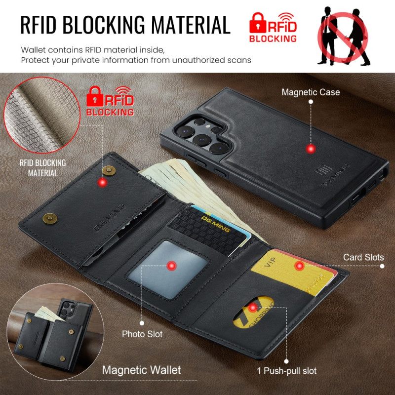 Κάλυμμα Samsung Galaxy S25 Ultra 5g Θήκες Κινητών Αποσπώμενο Μαγνητικό Πορτοφόλι