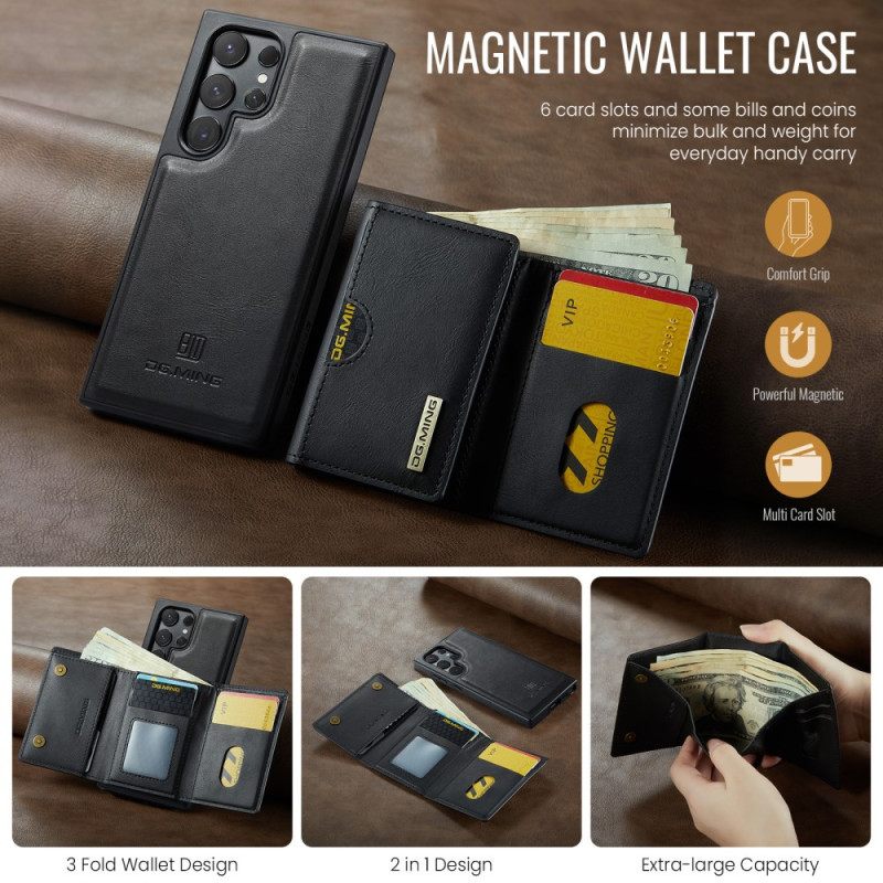Κάλυμμα Samsung Galaxy S25 Ultra 5g Θήκες Κινητών Αποσπώμενο Μαγνητικό Πορτοφόλι