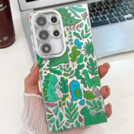 Κάλυμμα Samsung Galaxy S25 Ultra 5g Θήκες Κινητών Διασκεδαστικοί Δεινόσαυροι Με Προστατευτικό Φακού