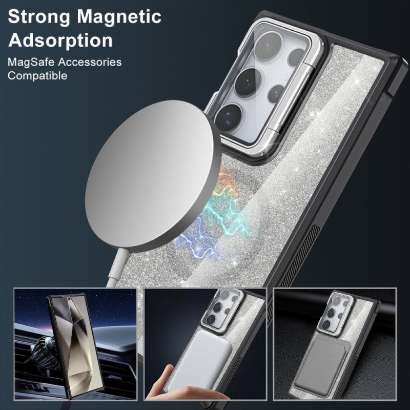 Κάλυμμα Samsung Galaxy S25 Ultra 5g Θήκες Κινητών Γκλίτερ Με Ενσωματωμένη Βάση
