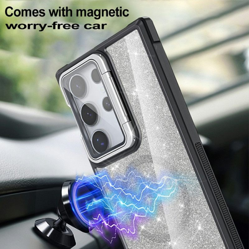 Κάλυμμα Samsung Galaxy S25 Ultra 5g Θήκες Κινητών Γκλίτερ Με Ενσωματωμένη Βάση