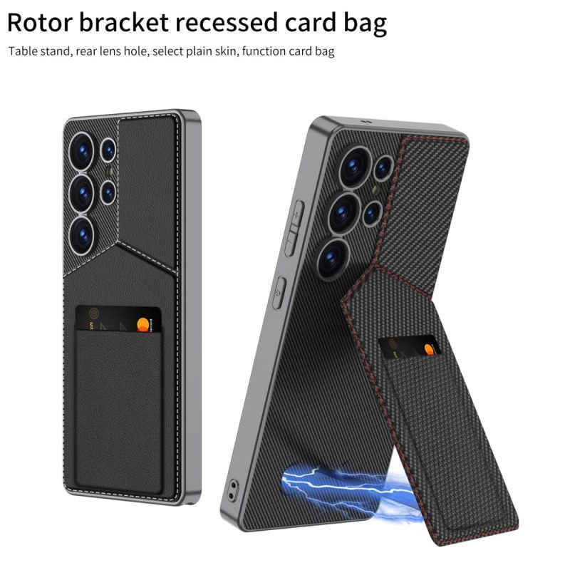 Κάλυμμα Samsung Galaxy S25 Ultra 5g Θήκη Καρτών Και Βάση Gkk