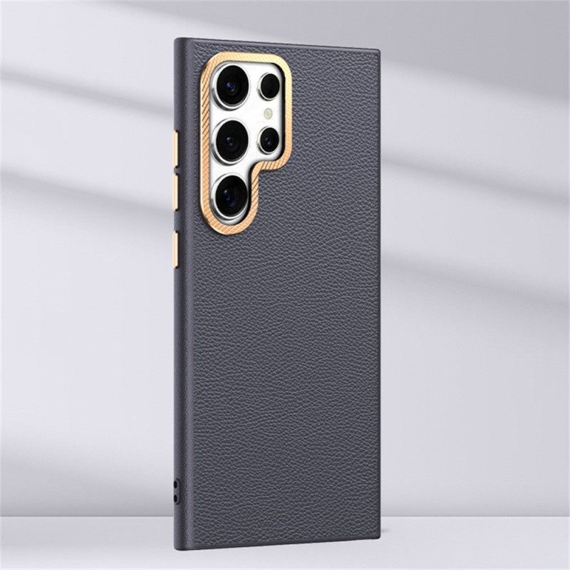 Κάλυμμα Samsung Galaxy S25 Ultra 5g Υφή Δέρματος Με Υφή