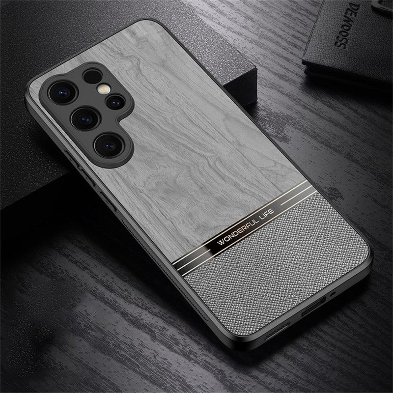 Κάλυμμα Samsung Galaxy S25 Ultra 5g Υφή Ξύλου