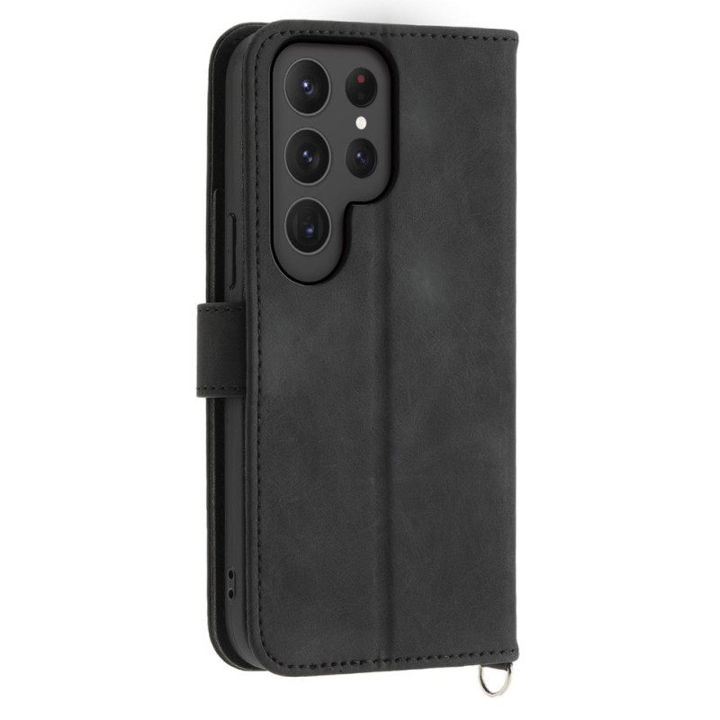 Θηκη Κινητου Samsung Galaxy S25 Ultra 5g Θήκες Κινητών Φλοράλ Μοτίβο Και Λουράκια