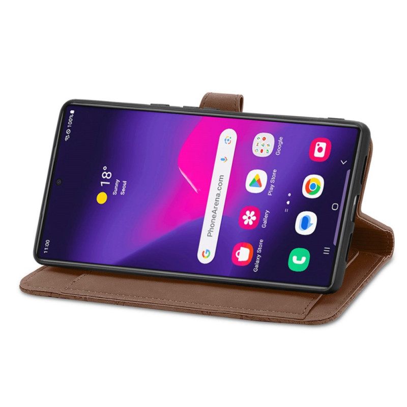 Θηκη Κινητου Samsung Galaxy S25 Ultra 5g Θήκες Κινητών Πορτοφόλι Με Δαντέλα Και Φερμουάρ