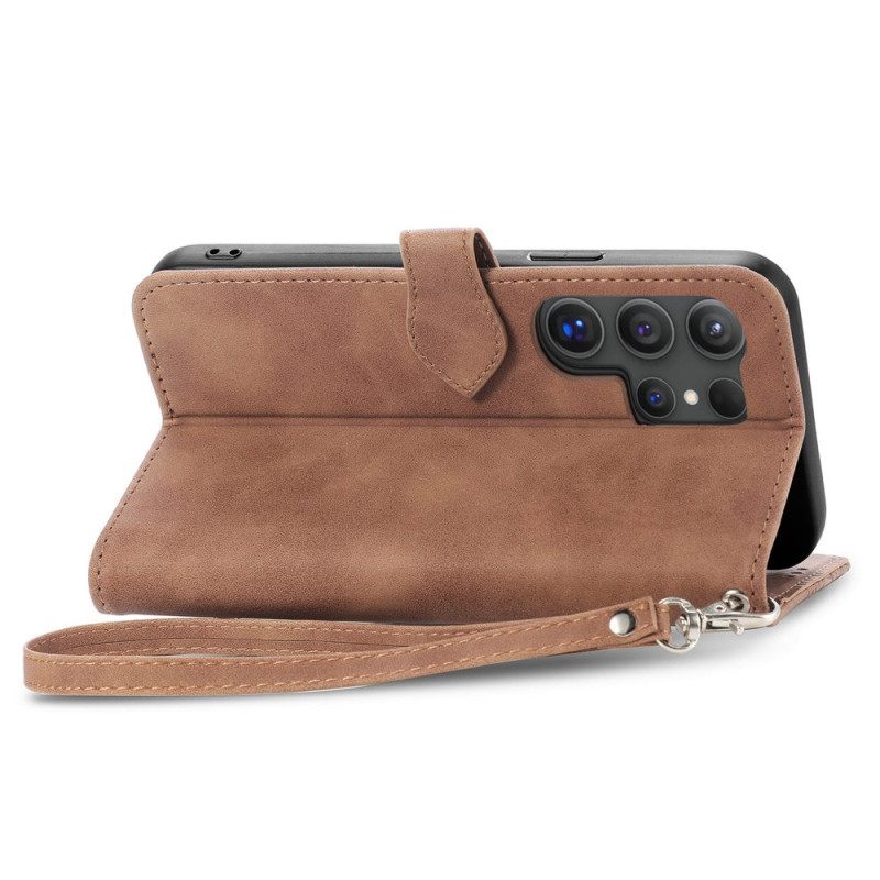 Θηκη Κινητου Samsung Galaxy S25 Ultra 5g Θήκες Κινητών Πορτοφόλι Με Δαντέλα Και Φερμουάρ