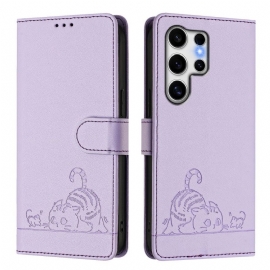 Θηκη Κινητου Samsung Galaxy S25 Ultra 5g Θήκες Κινητών Σκηνή Γάτας