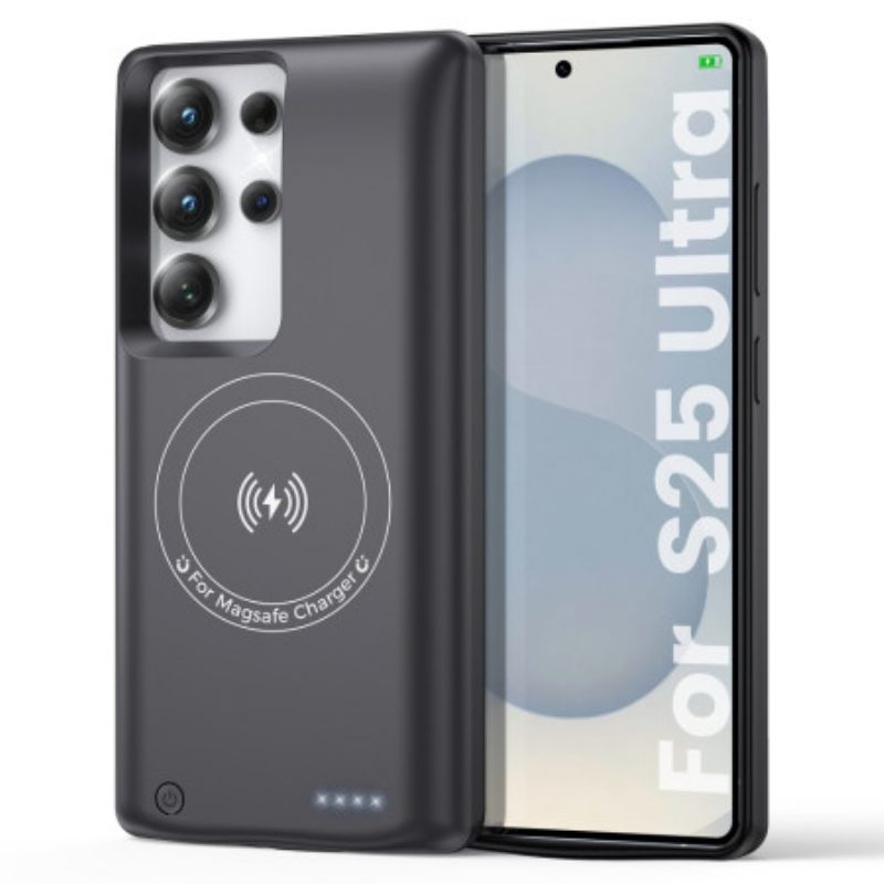 Θήκη Μπαταρίας 10000mah Για Φορτιστή Samsung Galaxy S25 Ultra Με Μαγνητική Σύνδεση