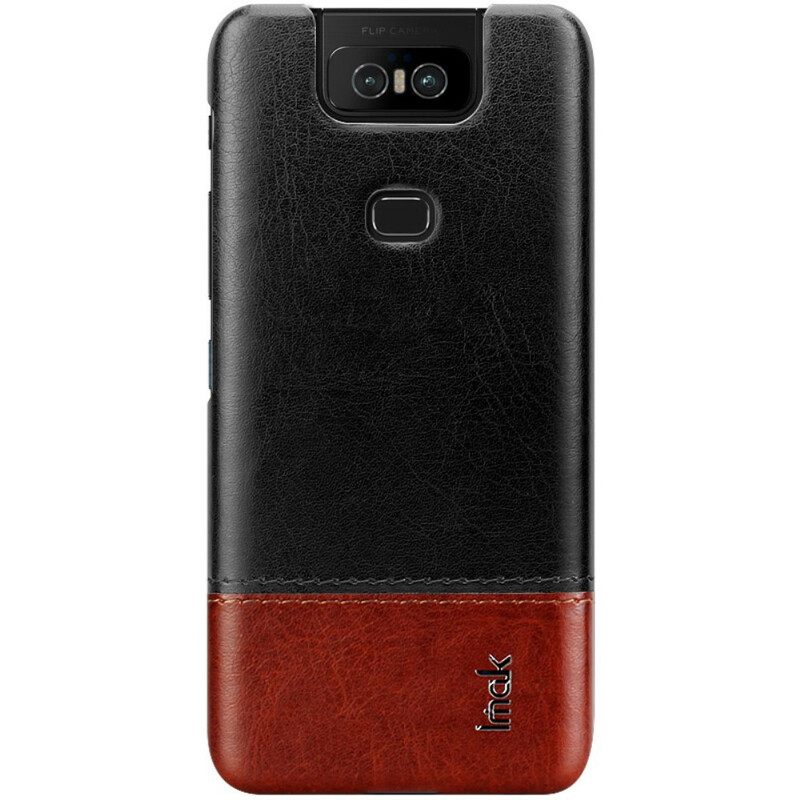 Θήκη Asus ZenFone 6 Δερμάτινο Εφέ Σειράς Imak Ruiyi