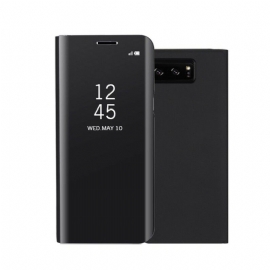 θηκη κινητου Samsung Galaxy Note 8 Καθρέφτης Και Δερμάτινο Εφέ