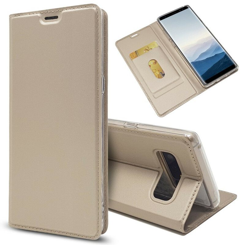 θηκη κινητου Samsung Galaxy Note 8 Θήκη Flip Premium Δερμάτινο Εφέ