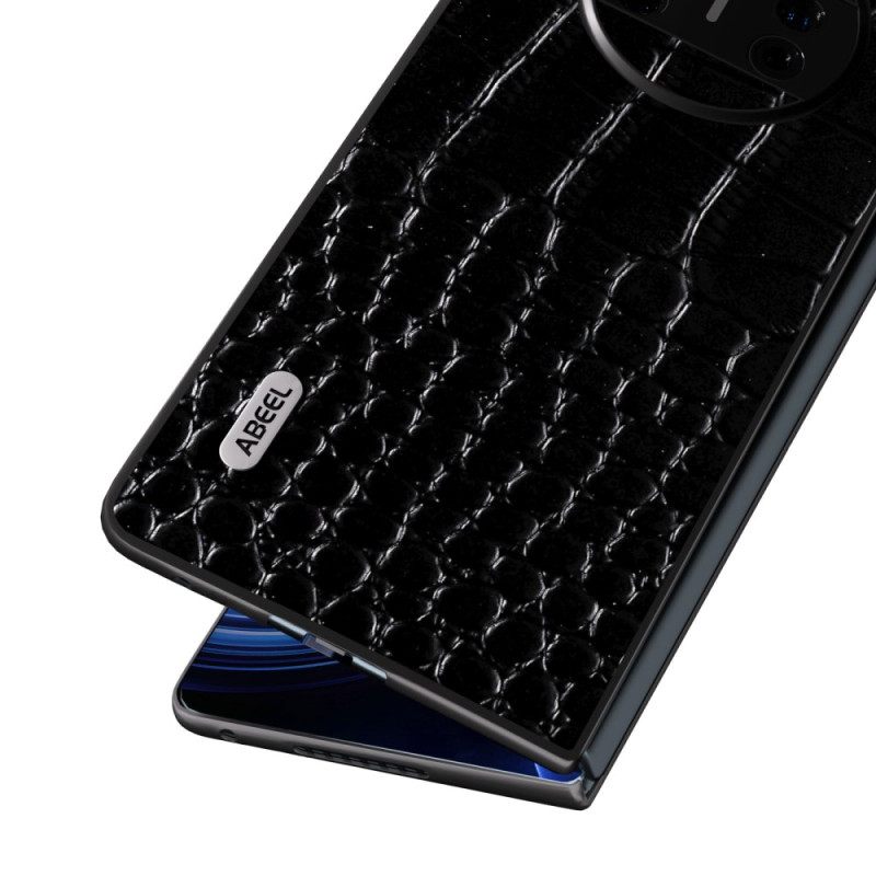 Κάλυμμα Huawei Mate X3 Γνήσιο Στυλ Κροκόδειλου Abeel Σιλικόνης