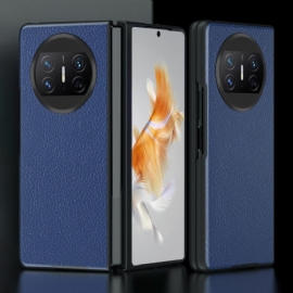 Κάλυμμα Huawei Mate X3 Θήκες Κινητών Δέρμα Λίτσι