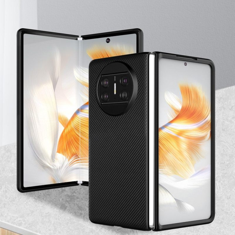 Κάλυμμα Huawei Mate X3 Υφαντό Δερμάτινο Στυλ Σιλικόνης
