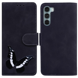 δερματινη θηκη Moto G200 5G Πεταλούδα Skin-touch