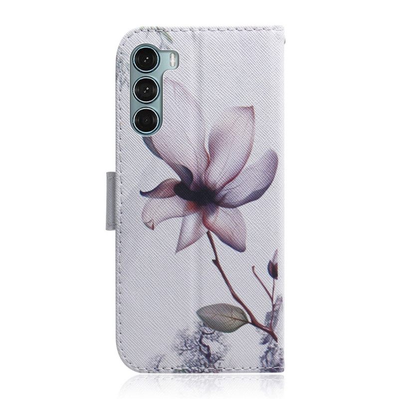 Κάλυμμα Moto G200 5G Dusty Pink Flower